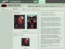 Tablet Screenshot of morgue-than-art.deviantart.com