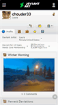 Mobile Screenshot of chouder33.deviantart.com