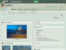 Tablet Screenshot of chouder33.deviantart.com