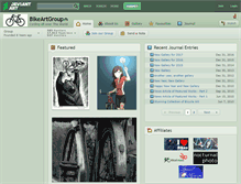 Tablet Screenshot of bikeartgroup.deviantart.com