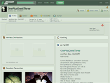 Tablet Screenshot of oneplusoneisthree.deviantart.com
