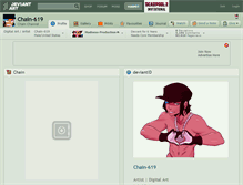 Tablet Screenshot of chain-619.deviantart.com