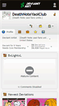Mobile Screenshot of deathnoteyaoiclub.deviantart.com