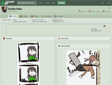 Tablet Screenshot of kisaita-baka.deviantart.com