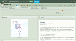 Desktop Screenshot of angel62446.deviantart.com