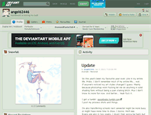 Tablet Screenshot of angel62446.deviantart.com