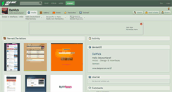 Desktop Screenshot of dawick.deviantart.com