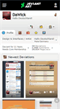 Mobile Screenshot of dawick.deviantart.com