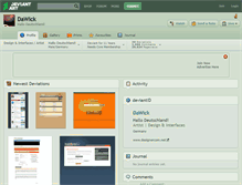 Tablet Screenshot of dawick.deviantart.com