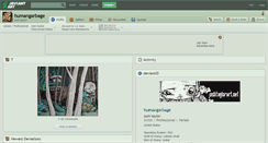 Desktop Screenshot of humangarbage.deviantart.com
