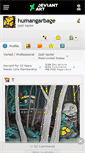 Mobile Screenshot of humangarbage.deviantart.com