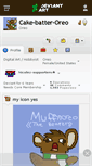 Mobile Screenshot of cake-batter-oreo.deviantart.com
