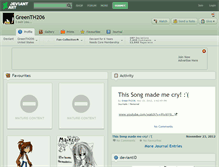 Tablet Screenshot of greenth206.deviantart.com