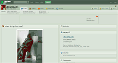 Desktop Screenshot of dreamqueen.deviantart.com