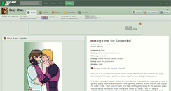 Desktop Screenshot of couy-chan.deviantart.com