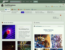 Tablet Screenshot of endofgreatness.deviantart.com