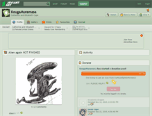 Tablet Screenshot of kougamuramasa.deviantart.com
