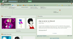 Desktop Screenshot of lilinu-momo.deviantart.com