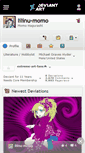 Mobile Screenshot of lilinu-momo.deviantart.com
