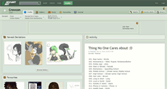 Desktop Screenshot of crowcon.deviantart.com