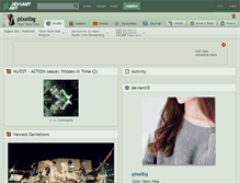 Tablet Screenshot of pixelbg.deviantart.com