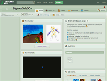 Tablet Screenshot of digimongirlsoc.deviantart.com