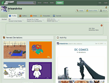 Tablet Screenshot of brieandwine.deviantart.com