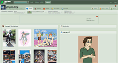 Desktop Screenshot of gimpcowking.deviantart.com
