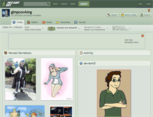 Tablet Screenshot of gimpcowking.deviantart.com