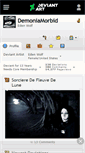 Mobile Screenshot of demoniamorbid.deviantart.com