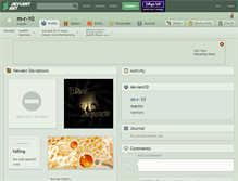 Tablet Screenshot of m-r-10.deviantart.com