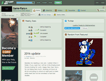 Tablet Screenshot of game-fans.deviantart.com