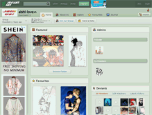 Tablet Screenshot of aishi-love.deviantart.com