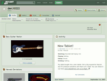 Tablet Screenshot of darc10222.deviantart.com