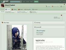 Tablet Screenshot of jrock-prophet.deviantart.com