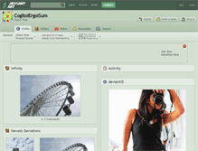Tablet Screenshot of cogitoiergoisum.deviantart.com
