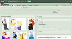 Desktop Screenshot of bat-kitty.deviantart.com