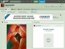 Tablet Screenshot of angusmacrath.deviantart.com
