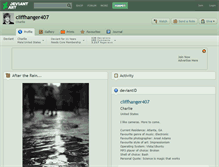 Tablet Screenshot of cliffhanger407.deviantart.com