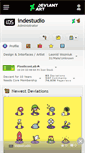 Mobile Screenshot of indestudio.deviantart.com