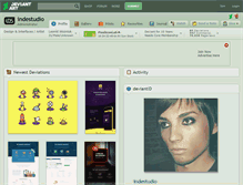 Tablet Screenshot of indestudio.deviantart.com