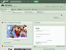 Tablet Screenshot of karmation.deviantart.com
