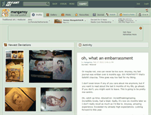 Tablet Screenshot of mangamsy.deviantart.com