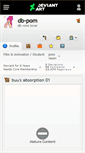 Mobile Screenshot of db-pom.deviantart.com