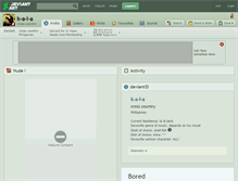 Tablet Screenshot of k-a-l-a.deviantart.com
