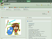 Tablet Screenshot of fosterguy33.deviantart.com