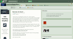 Desktop Screenshot of americanmcgeealice.deviantart.com