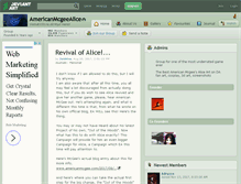 Tablet Screenshot of americanmcgeealice.deviantart.com