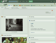 Tablet Screenshot of ljuff.deviantart.com