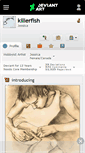 Mobile Screenshot of killerfish.deviantart.com